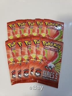 POKEMON Pop Series 5 Sealed Promo Card Pack out of print Lot of 10 Super Rare
