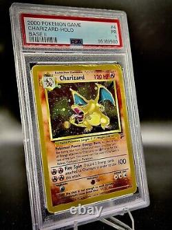 PSA 1 2000 Pokemon Base Set 2 Charizard # 4/130 WOTC