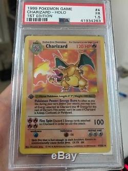 PSA 1.5 1st Edition Charizard 4/102 Base Set Holo Rare Pokemon Card
