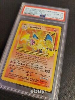 PSA 10 Charizard (4/102) Celebrations Pokemon card