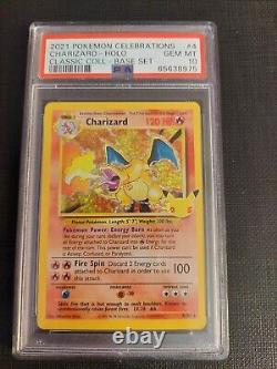 PSA 10 Charizard (4/102) Celebrations Pokemon card