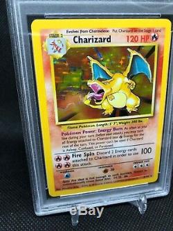 PSA 10 Charizard Base Set Unlimited Holo Rare WOTC 1999 Pokemon Card