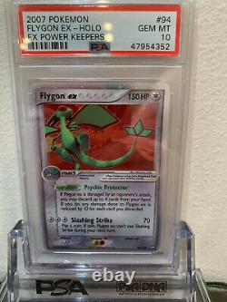 PSA 10 Holo Flygon Ex Power Keepers Pokemon Card 94/108