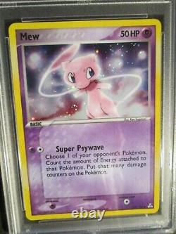 PSA-10 Pokemon MEW Card EX HOLON PHANTOMS Set 111/110 Secret Holo Rare Gem Mint