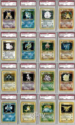 PSA 10 Unlimited Base Set 1999 Pokemon Cards COMPLETE SET Charizard
