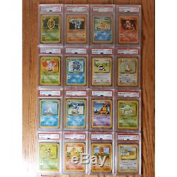 PSA 10 Unlimited Base Set 1999 Pokemon Cards COMPLETE SET Charizard
