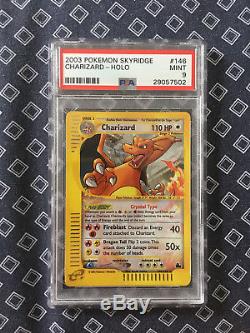 PSA 9 Crystal Charizard Holo (Skyridge) 146/144 Ultra Rare Pokemon Card