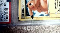 PSA 9 MINT Pikachu Gold Star 104/110 Ultra Rare EX Holon Phantoms Pokemon Card