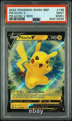 PSA Graded Pokemon 1/1 Pikachu ERROR Card! Upside Down Back Miscut Card RARE