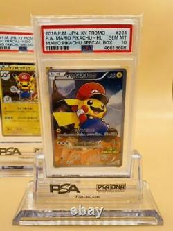 PSA10 Pokemon Card Mario Pikachu 294 / XY-P