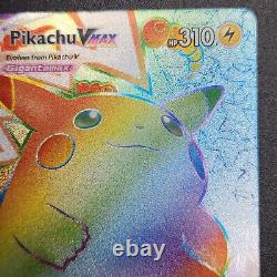 Pikachu VMAX 188/185 Rainbow Secret Rare Card Pokémon Vivid Voltage LP