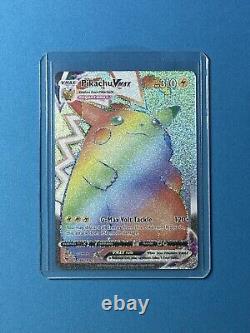 Pikachu VMAX 188/185 Vivid Voltage Rainbow Secret Rare Pokemon Card Mint NM