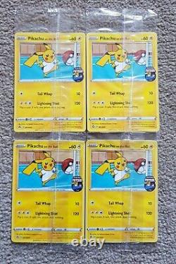 Pikachu on the Ball 001 / 005 Pokemon Card Futsal Football FA RARE NEW SEALED