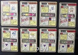 Pokemon 1997 Japanese Pocket Monster Carddass Complete Set 153 withchecklist cards