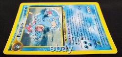 Pokemon 1st Edition Feraligatr 5/111 Neo Genesis Rare Holo Card Nintendo 2000