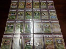 Pokemon 1st Editon PSA 10 Cards-Original Jungle Set (1999)(56 Cards Out of 64)