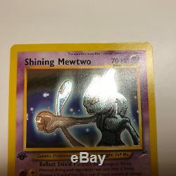 Pokemon 1x Shining Mewtwo 109/105 1st Edition Holo Rare Neo Destiny Card Nm