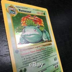 Pokemon 1x Venusaur 15/102 1st Edition Holo Rare Card Base Set Nm