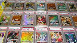 Pokemon 25 Card Lot GUARANTEED Textured PSA 10 EX GX V Vmax Ultra Secret Rare