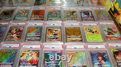 Pokemon 25 Card Lot GUARANTEED Textured PSA 10 EX GX V Vmax Ultra Secret Rare