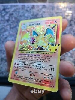Pokemon 25th Anniversary Charizard Blastoise Venusaur Pikachu Mew Holo card lot