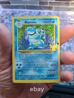 Pokemon 25th Anniversary Charizard Blastoise Venusaur Pikachu Mew Holo card lot