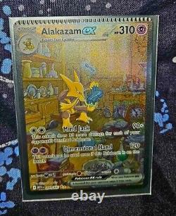 Pokemon Alakazam EX illustration Art Card 151 RARE CRIMPED DEFECT MISPRINT