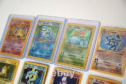 Pokemon Base Set Complete HOLOGRAPHIC RARE 16 Card Set