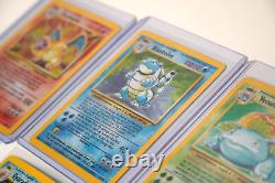 Pokemon Base Set Complete HOLOGRAPHIC RARE 16 Card Set