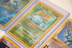 Pokemon Base Set Complete HOLOGRAPHIC RARE 16 Card Set