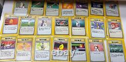 Pokemon Base Set Trainer Lot 72 Cards Shadowless Shadow Rare