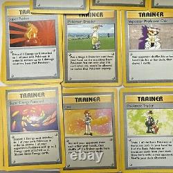 Pokemon Base Set Trainer Lot 72 Cards Shadowless Shadow Rare