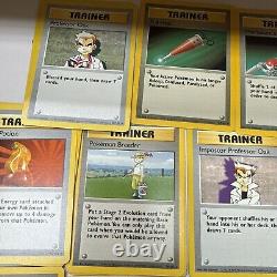 Pokemon Base Set Trainer Lot 72 Cards Shadowless Shadow Rare