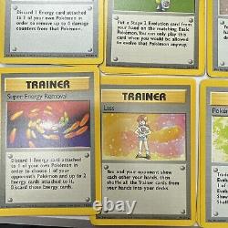 Pokemon Base Set Trainer Lot 72 Cards Shadowless Shadow Rare