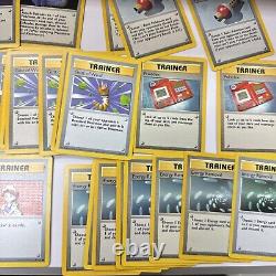 Pokemon Base Set Trainer Lot 72 Cards Shadowless Shadow Rare