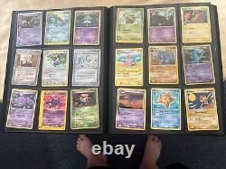 Pokemon Binder Card Lot With Of Holo Rares, older Cards. All Cards Are As Is