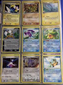 Pokemon Binder Collection Holos Rares E-Reader Cards EX Era Pop Series 90 Total