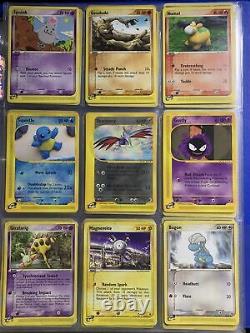 Pokemon Binder Collection Holos Rares E-Reader Cards EX Era Pop Series 90 Total