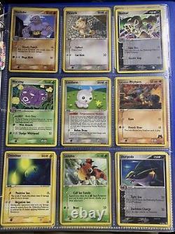 Pokemon Binder Collection Holos Rares E-Reader Cards EX Era Pop Series 90 Total