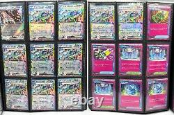 Pokémon Binder Collection Lot Terastal Festival/Prismatic 200+ Cards