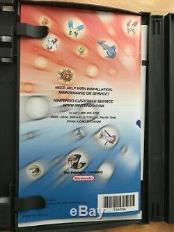 Pokemon Box Gamecube 100% CIB Memory card + link cable + outer box VERY RARE