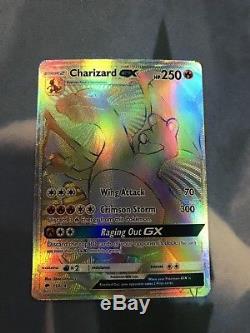 Pokemon Burning Shadows Charizard GX 150/147 Hyper/Secret Rare Card (NM)