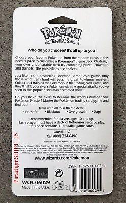 Pokemon Card 1st Edition BLASTOISE Base Blister Booster Pack FACTORY SEALED