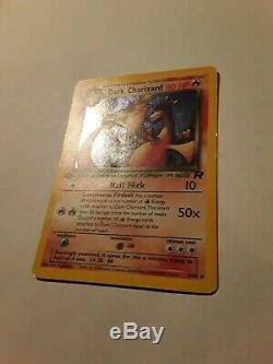 Pokemon Card 1st Edition Dark Charizard (4/82) Team Rocket Rare Holo EXC