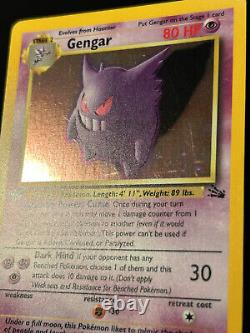 Pokemon Card 1st Edition Gengar Fossil 5/62 Holo Rare