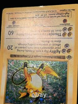 Pokemon Card 1st Edition Raichu Base Set (Shadowless) 14/102 Holo Rare