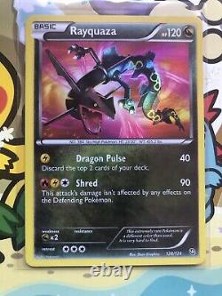 Pokemon Card 2012 SHINY Rayquaza Secret Rare SR 128/124 BW Dragons Exalted NM