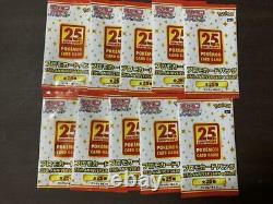 Pokemon Card 25th Anniversary Collection Promo Card Pack 10 Set Unopend