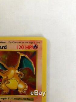 Pokemon Card Base Set 1st Edition Shadowless Charizard Ultra Rare! VG