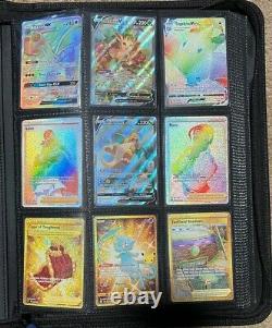 Pokemon Card Binder Collection Lo t- Secret Rare, Vintage, Full Art, EX, GX, V